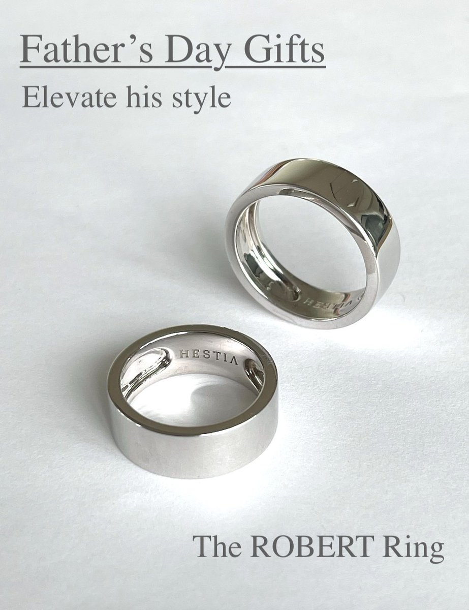Shop the ROBERT Ring for Father's Day.
Ready to be gift wrapped and shipped.
info@hestiajewels.com

hestiajewels.com/products/rober…