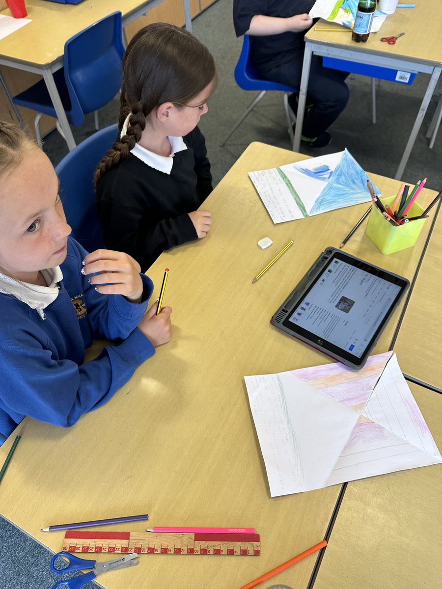 We’ve been working on our endangered animal trioramas today, focusing on the animal’s habitat! <a href="/NiddrieMillPS/">Niddrie Mill</a>
