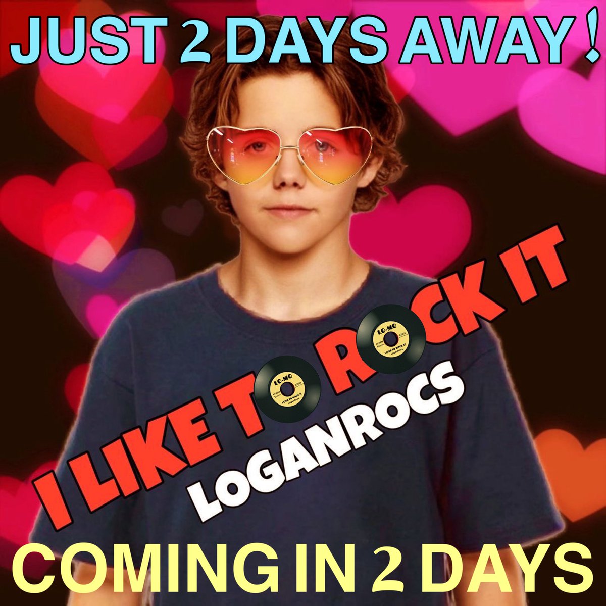 ONLY 2 MORE DAYS UNTIL “I LIKE TO ROCK IT” DROPS! Please stream it at your favorite music outlet! #NewMusic #NewMusicWednesday #ILikeToRockIt #LoganRocs #iTunes #AppleMusic #AmazonMusic #Spotify #GooglePlayMusic #TikTok #Deezer #Pandora #Tidal #SoundCloud #YouTube #iHeartRadio ❤️