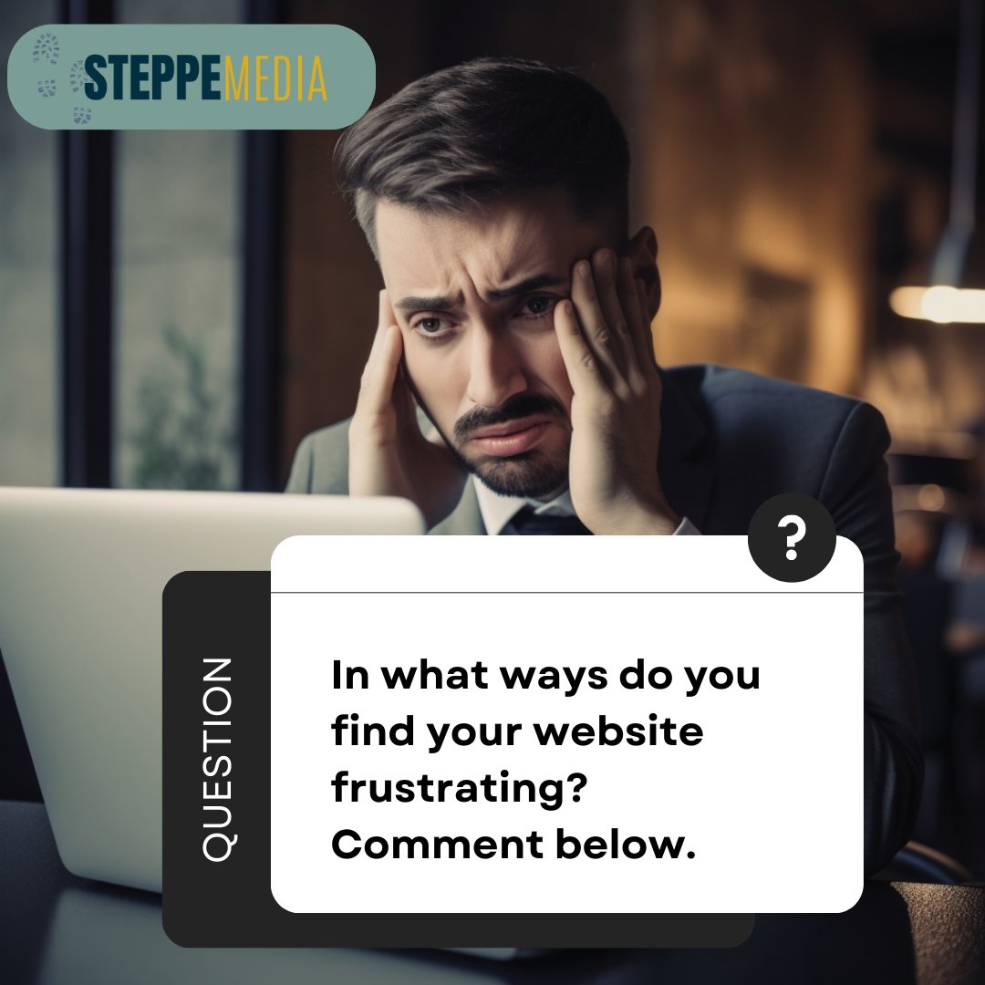 steppe_media's tweet photo. Tell us the challenges you are having? 
#WebsiteChallenges #Poll https://t.co/cx8nWC9Np3