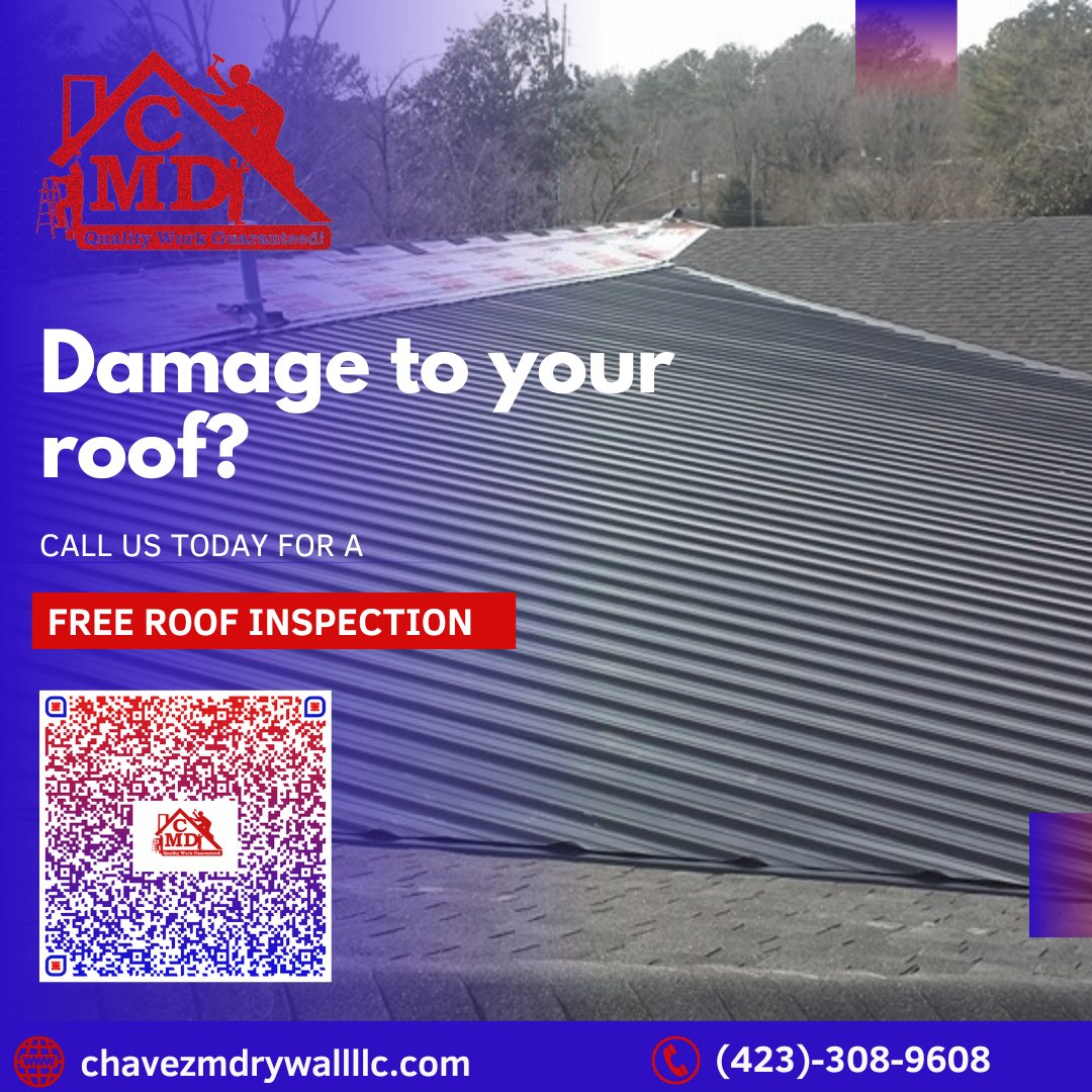Chavez3089608's tweet photo. When nature strikes, we have the experience to restore your peace of mind!
At Chavez M Drywall Llc, we specialize in repairing hail, wind and storm damage. Whether it's a small repair or a complete roof restoration, we've got you covered. https://t.co/4fLO6ezl2u
