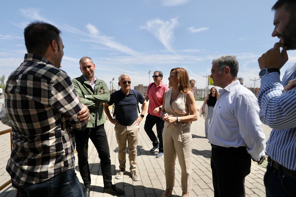 🚲 Comenzamos las obras del carril bici que conectará los barrios de Delicias y La Almozara. Seguimos dando pasos para completar la red ciclable de la ciudad de Zaragoza.