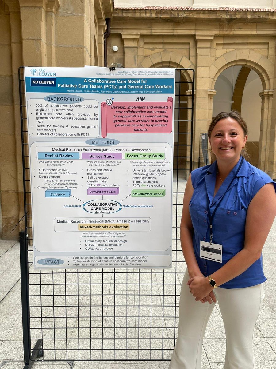 UZ Leuven Nursing (@uzleuvennursing) on Twitter photo <a href="/MoonsLouana/">Louana Moons</a>, PhD studente van het palliatief supportteam <a href="/uzleuven/">UZ Leuven</a> en @dphpckuleuven presenteert de opzet van haar doctoraatsstudie op het Implementation Research Scientific Conference in Bilbao. <a href="/mieke_deschodt/">Mieke Deschodt</a> #ingebossuyt #maaikederoo <a href="/PeterPype1/">Peter Pype</a> <a href="/MoonsLouana/">Louana Moons</a>, PhD studente van het palliatief supportteam <a href="/uzleuven/">UZ Leuven</a> en @dphpckuleuven presenteert de opzet van haar doctoraatsstudie op het Implementation Research Scientific Conference in Bilbao. <a href="/mieke_deschodt/">Mieke Deschodt</a> #ingebossuyt #maaikederoo <a href="/PeterPype1/">Peter Pype</a>
