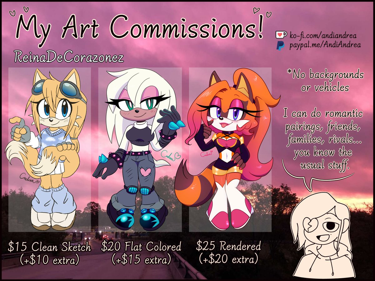 Retweets as always, are very much appreciated ❤️
#commissionopen #CommissionSheet