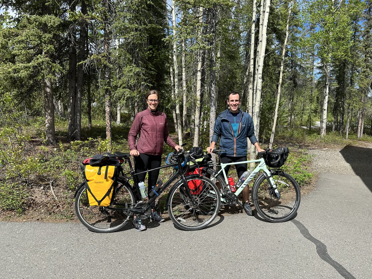 north2arctic's tweet photo. Two years ago we tried to cross Alaska from Ketchikan to Kotzebue, but only managed to do two thirds of it. 

This summer we are going to try to finish the trip, from Healy all the way to the Arctic to Kotzebue biking, hiking and paddling 🚵‍♀️🥾🚣‍♀️ https://t.co/aPTvNDyDpm