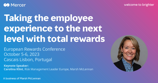 REGISTER NOW: Join us for our 2023 European Rewards conference in Portugal and take your employee experience to the next level with total rewards! Topics include fair pay, talent retention, #AI and much more. #HumanResources bit.ly/3CpXyLW