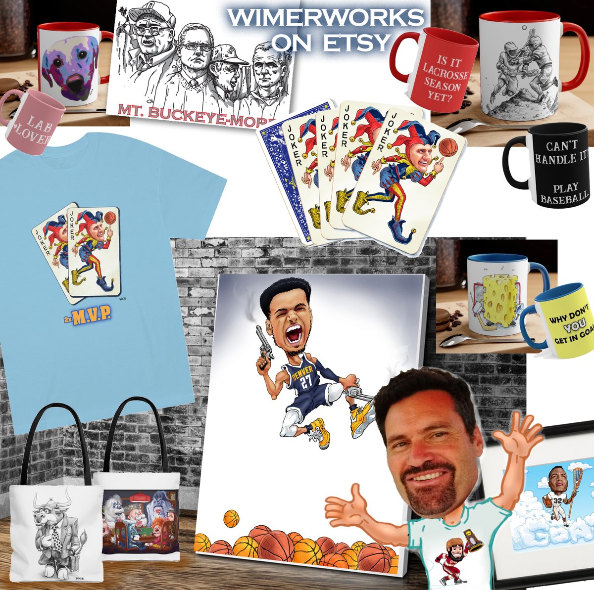 kfwimer's tweet photo. Still time to get your Nuggets gear and Father's Day gifts! Let me know if something caught your interest and I'll send a friends &amp; family discount. https://t.co/ch81DjK9at
#Fathersday2023 #NuggetsNation #wimerworks https://t.co/9x6xvYh1da