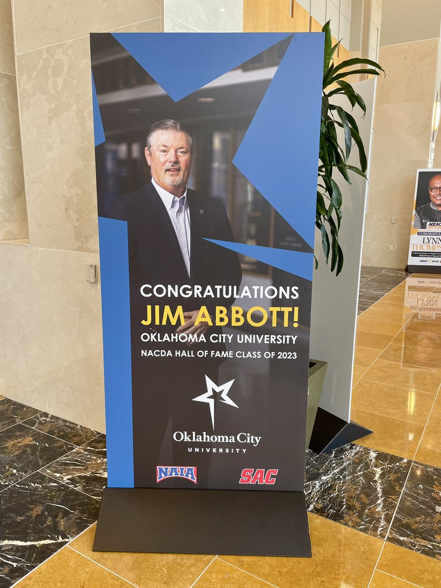 Thank you @NACDA for honoring @ocustars legend @jimabbott33 as a 2023 Hall of Fame inductee! #HomeOfChampions