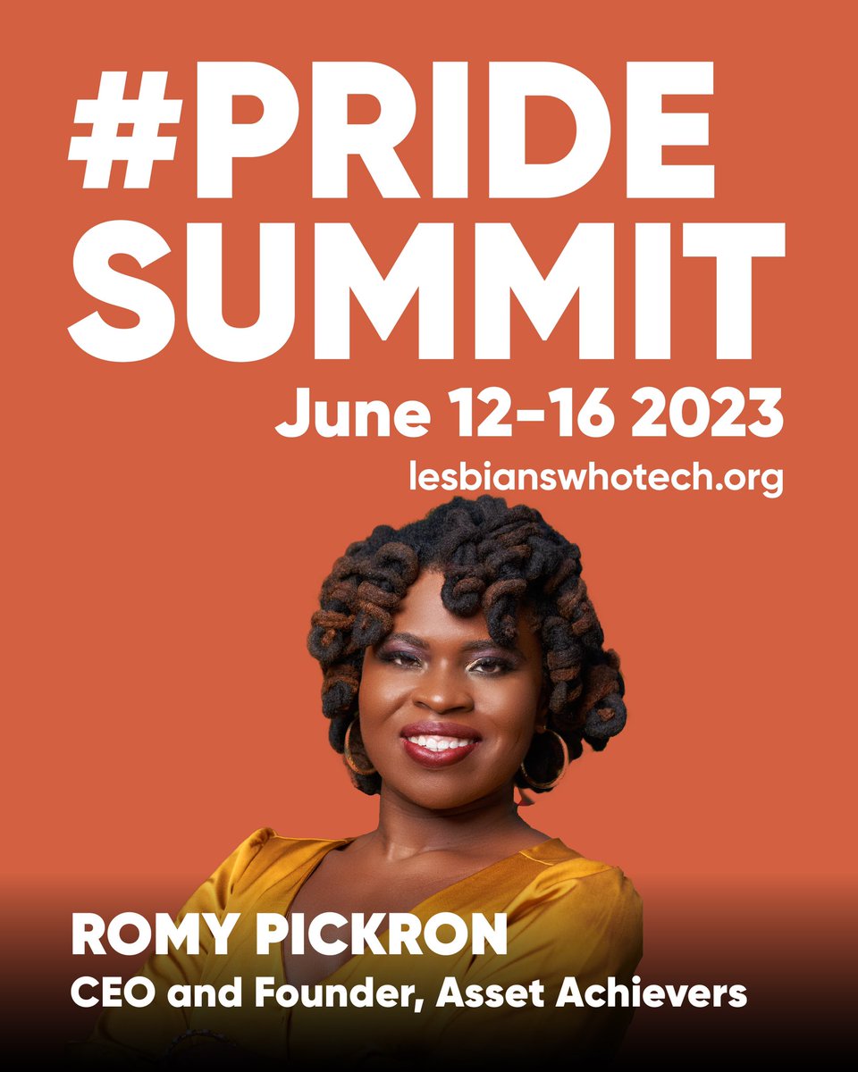 AssetAchiever's tweet photo. The #PrideSummit 🏳️‍🌈 is LIVE today @lesbiantech  #LWTSummit #QueerInclusiveBadass https://t.co/b7E1As7qqi