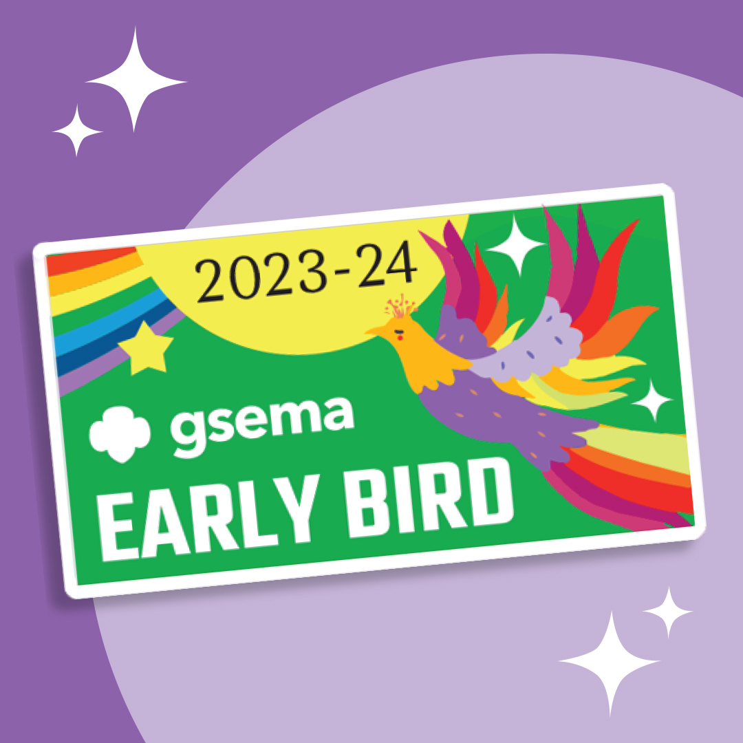 Renew or join with an extended year membership on or before June 14, and receive this extra special patch! For more information, check out our website: bit.ly/3lMeV50