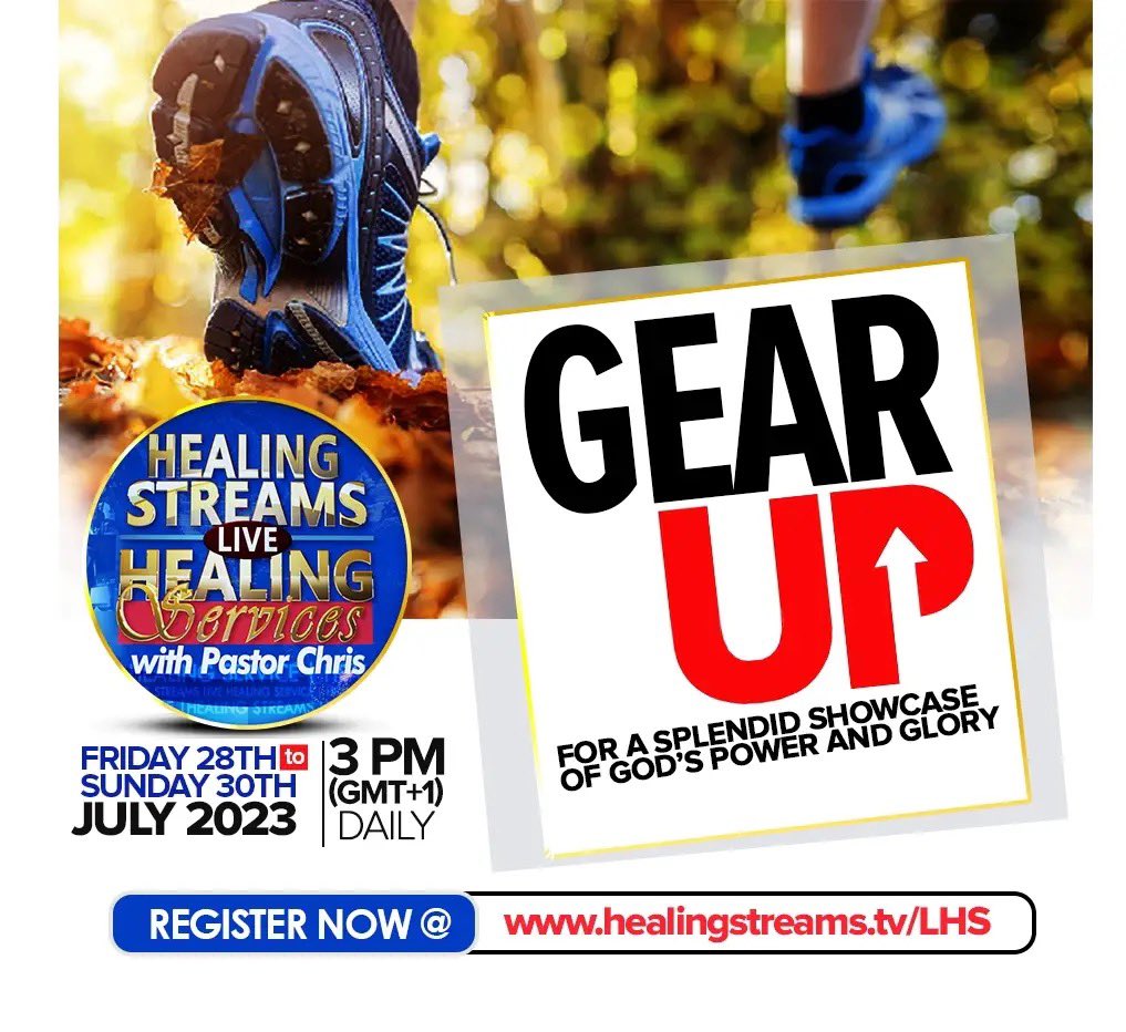 𝐇𝐄𝐀𝐋𝐈𝐍𝐆 𝐒𝐓𝐑𝐄𝐀𝐌𝐒 𝐋𝐈𝐕𝐄 𝐇𝐄𝐀𝐋𝐈𝐍𝐆 𝐒𝐄𝐑𝐕𝐈𝐂𝐄𝐒🌊🌊The streams of healing are once again flowing across the earth 🌎 

Fri 28th - Sun 30th July 
Register today ✅:

healingstreams.tv/zone/LWUKA

#healingstreams
#healingtothenations
#HSLHS #blwukzonea