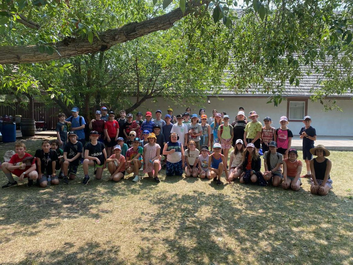 Win_Ferguson's tweet photo. Mrs. McGregor's and Mrs. Warkentin's grade 5 students had a great opportunity last week to study some living history at the Ukrainian Cultural Heritage Village @Win_Ferguson https://t.co/cbgD8Y6Oer