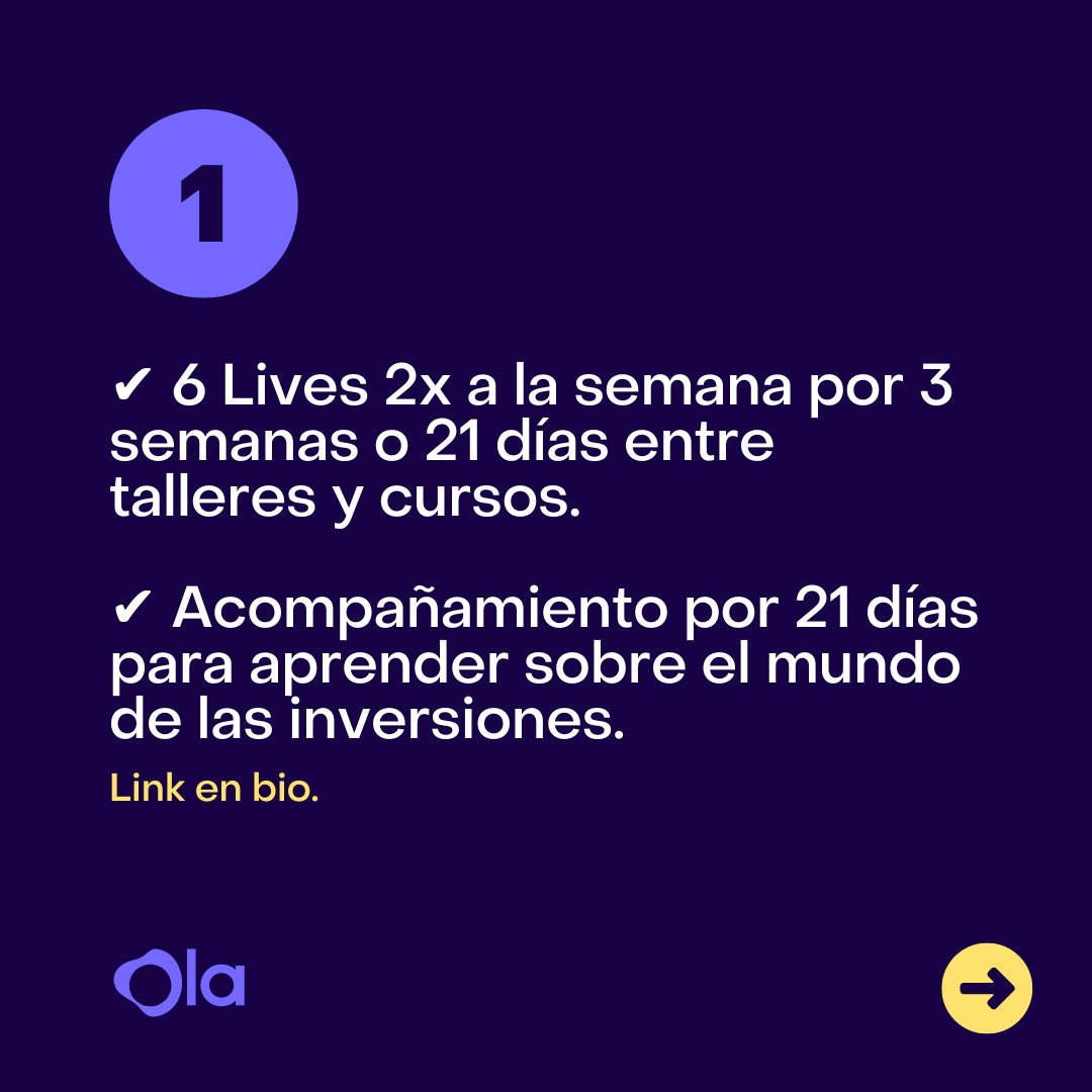 isapenzini's tweet photo. ¿Quieres tomar control de tus finanzas y poner tu dinero a trabajar por ti? Únete al Reto Ola 21 y en 21 días lo puedes lograr.

https://t.co/XNdYqQ9SVb https://t.co/HKVQLW0JAr