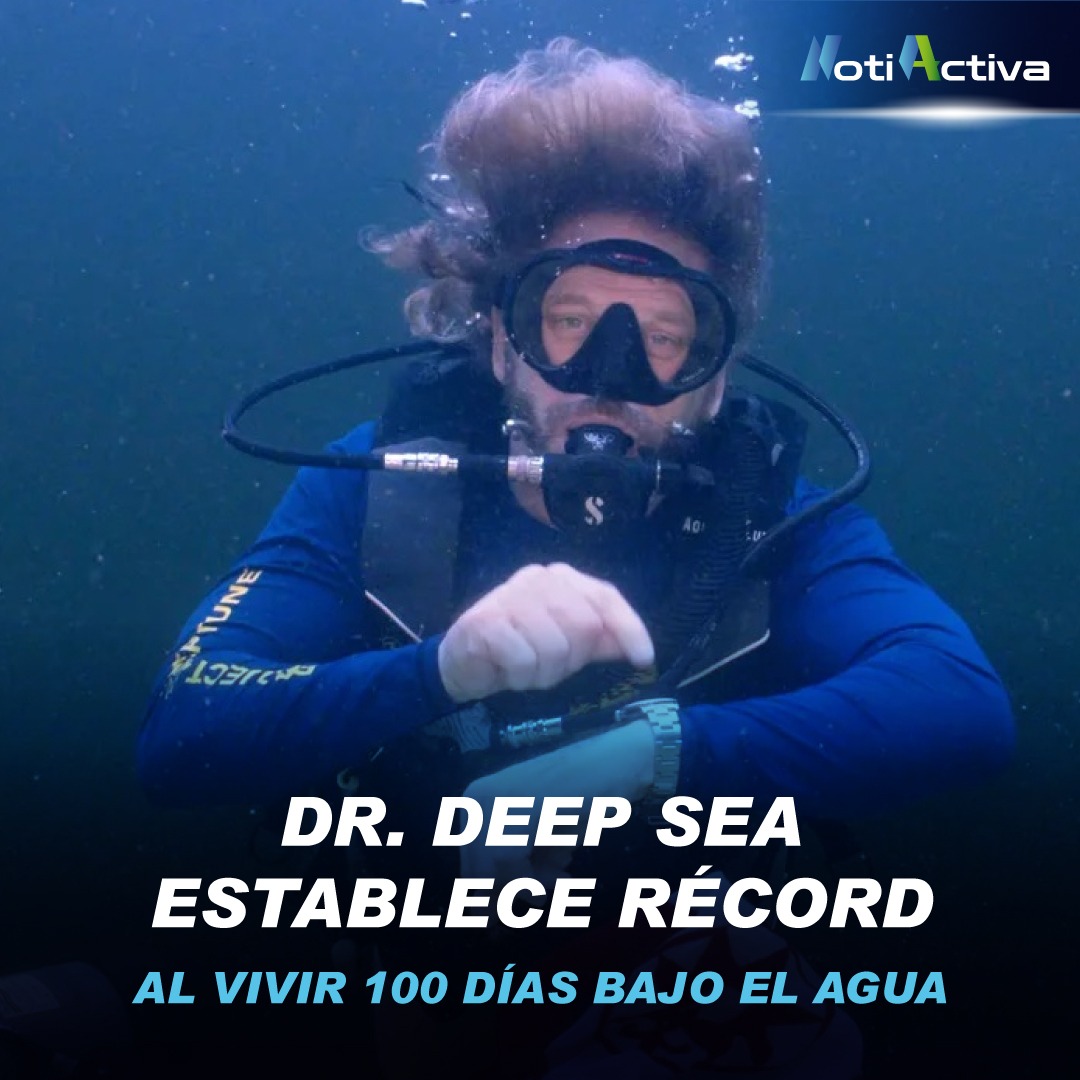 'El 'Dr. Deep Sea', Joseph Dituri, establece nuevo récord al vivir 100 días bajo el agua en un hotel submarino en los Cayos de Florida. ¡Una hazaña impresionante que inspirará a futuros exploradores! #JosephDituri #DrDeepSea #RécordSubmarino #ExploraciónMarina' #Notiactivahn