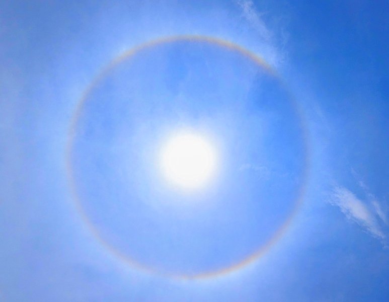 Solar halo crowning your Krystal temple of light! Hypothalamus activations now attuning your eyes & third eye. Blurred vision, vivid dreams, stiff neck as the Atlas & Axis are trying to align. Stretch, meditation, H20, arnica are helpful. Ground to avoid feeling dizzy!