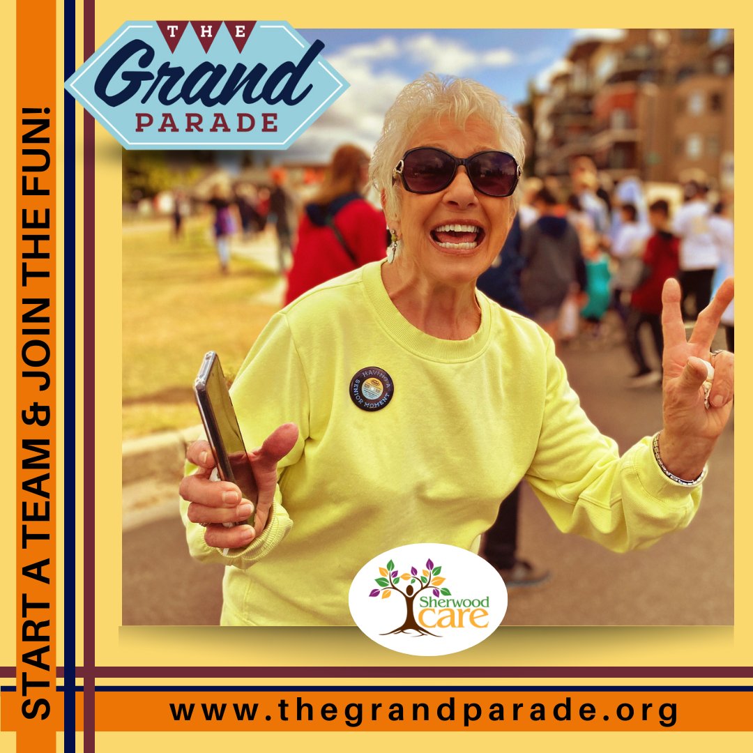 🥳Hey EVERYONE! 🏃🏻🏃🏼‍♀️
Sherwood Care is currently seeking enthusiastic & motivated individuals to join us for our upcoming event 'The Grand Parade.'🎉
 #yeg #fundraising #seniors #tgp23 #SherwoodCareStrong💞 #seniorcitizens #wellness #seniorcare #sherwoodpark #walk #letsdothis