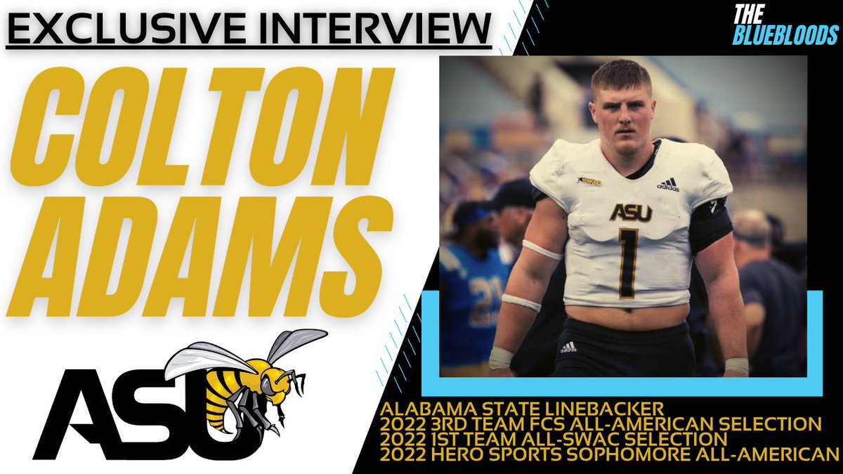Alabama State LB Colton Adams (<a href="/Colton_Adams23/">Colton Adams</a>) joined the show to talk about his FCS All-American season in 2022, overcoming injuries in his first two seasons, playing under head coach Eddie Robinson Jr., &amp; much more!
📺: youtu.be/HCpPNuEjC7U
🎧: podcasters.spotify.com/pod/show/the-b…