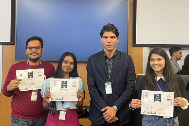 Congratulations to MSIS students Priyanka, Ruchi, and Chakrapani for their remarkable achievement at the Data Hackathon!

Their team's innovative approach to analyzing Yelp data set them apart, leading to a well-deserved 1st place win and the Best Insights Award.