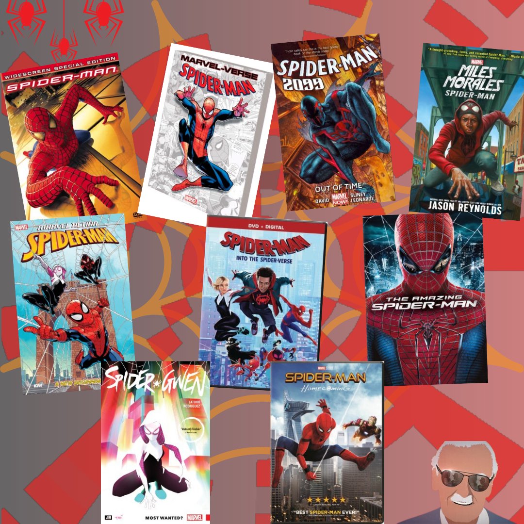 vencolibrary's tweet photo. Hey Web Heads! You don't have to swing to other universes to find more Spider-Man; just stop on by your nearest Ventura County Library branch! We have the whole Spider Verse on our shelves.
#SpiderMan #SpiderVerse #AcrosstheSpiderVerse #VCLibrary https://t.co/W6COekjykA