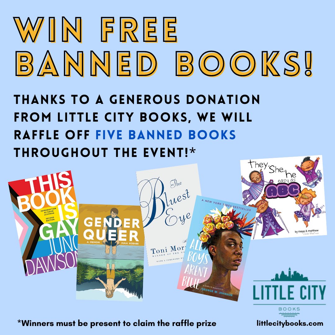 In celebration of Pride Month, Hoboken Public Library and the City of Hoboken invite you to Read Out Loud and Proud! Join us in Church Square Park on Saturday, June 17 as we read from books that have been "banned" across the country. All are welcome! – bit.ly/PrideReadBanne….
