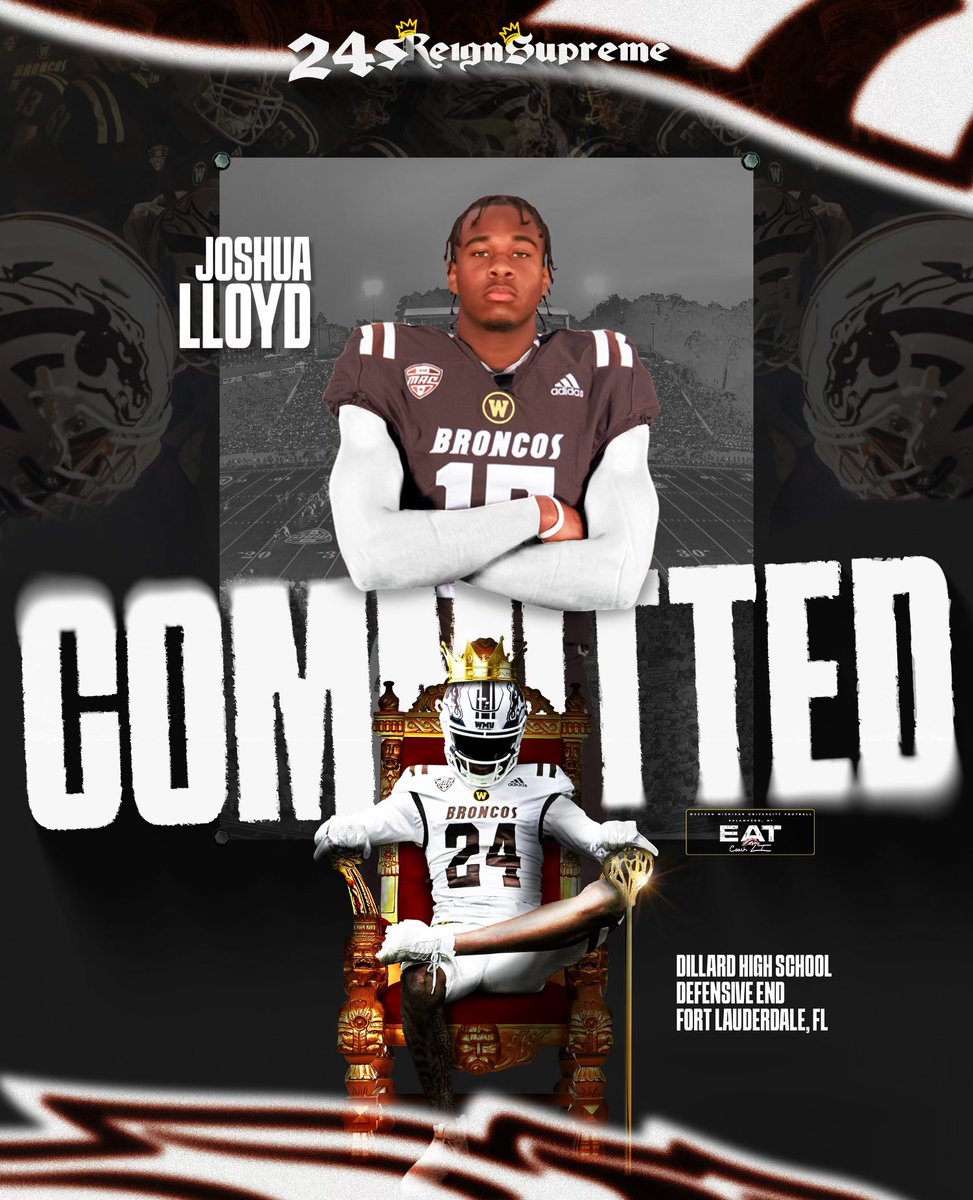 COMMITTED!! 🐎🟤🟡 <a href="/CoachDenham1/">Coach David Denham</a> <a href="/WMU_Football/">Western Michigan Football</a> @WMUCoachEspo <a href="/CoachQ954/">Coach Q</a> <a href="/TheCribSouthFLA/">Frank Tucker</a> <a href="/Maine_Event99/">CoachJT9</a> <a href="/HBFATHLETES/">Darel Strong ΩΨΦ</a> <a href="/Andrew_Ivins/">Andrew Ivins</a> <a href="/RivalsFriedman/">Adam Friedman</a> <a href="/adamgorney/">Adam Gorney</a> <a href="/larryblustein/">Blustein Recruiting</a> <a href="/coachken___/">Coach Kenn Nixon II</a> <a href="/CoachMincey88/">COACH MINCEY</a> <a href="/ChadSimmons_/">ChadSimmons</a> <a href="/JeremyO_Johnson/">Jeremy Johnson</a> <a href="/MohrRecruiting/">Brian Mohr</a>