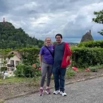 AvilaActivities's tweet photo. Avila students Morgan Pettlon and Cesar Valderrama are on pilgrimage in France this week. They join 16 other students from the 8 other Associated Colleges of the Sisters of St. Joseph. https://t.co/DjUGO0PBZz