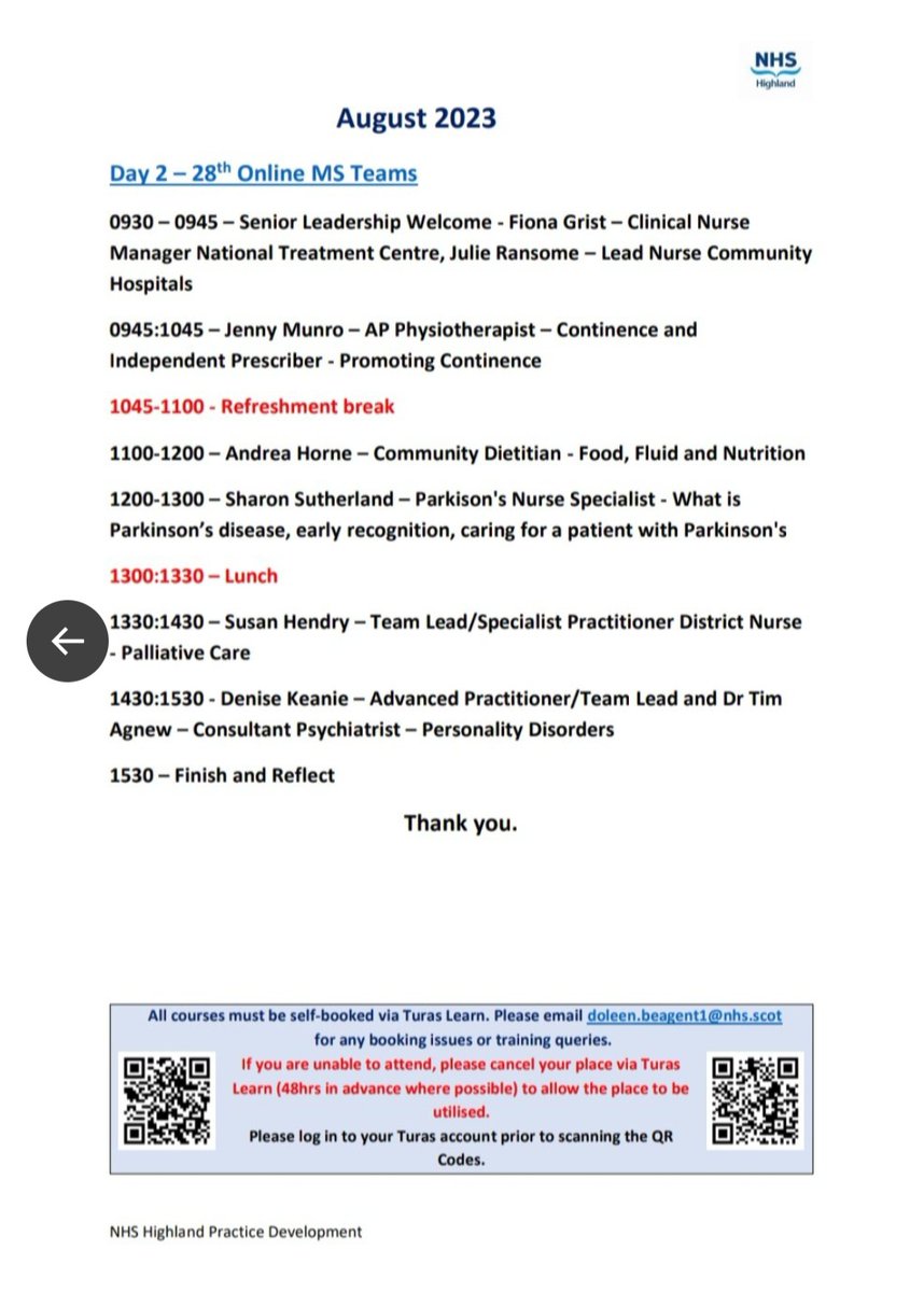 NHS Highland Clinical HCSW Education tweet media