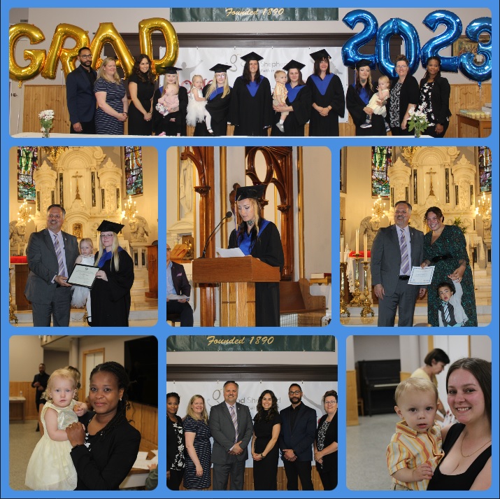 Congratulations to the 2023 graduates of the <a href="/GS_NDHouse/">GS Notre Dame House</a> and <a href="/GS_AngelasPlace/">Regina's Place GSCH</a> (Regina's Place) school programs!  Your resiliency is inspirational and we are very proud of all of you! <a href="/stcharlesace/">St. Charles</a> <a href="/GoodShepherdHam/">Good Shepherd</a> <a href="/HWCDSB/">HWCDSB</a>