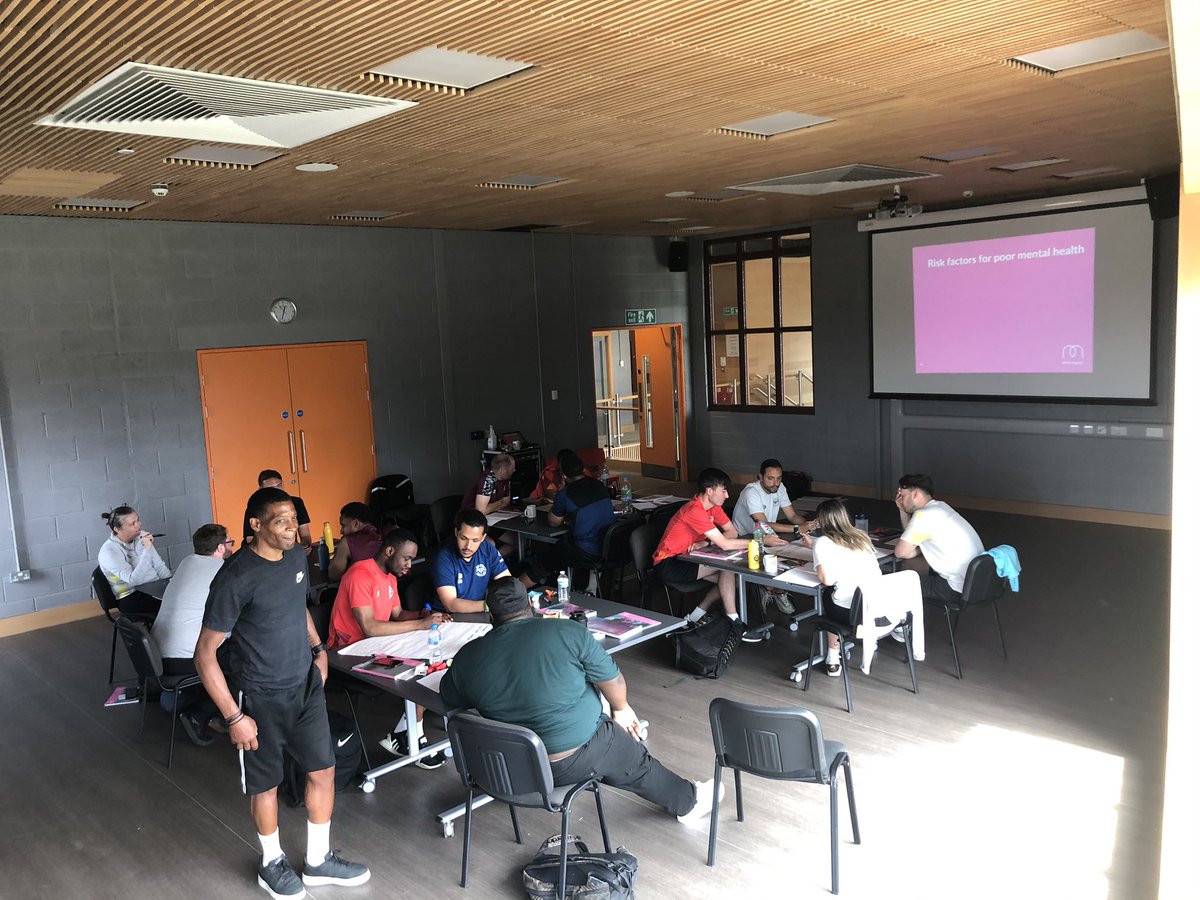 James Gregory #Sport4Good (@jamesgregs11) on Twitter photo Great 2 b delivering Youth Mental Health First Aid to <a href="/BrentfordFCCST/">Brentford FC CST</a> staff today with <a href="/Hydey_8/">Micah Hyde</a> , one of our new <a href="/StreetGames/">StreetGames</a> tutors. Really good discussions about the privileged position of a community coach to make a difference & how we have 2 enable, not just encourage #YMHFA Great 2 b delivering Youth Mental Health First Aid to <a href="/BrentfordFCCST/">Brentford FC CST</a> staff today with <a href="/Hydey_8/">Micah Hyde</a> , one of our new <a href="/StreetGames/">StreetGames</a> tutors. Really good discussions about the privileged position of a community coach to make a difference & how we have 2 enable, not just encourage #YMHFA