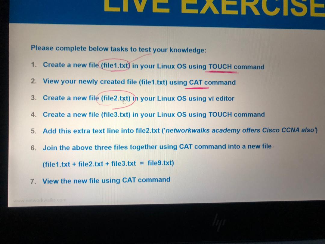 AnesuAdeline's tweet photo. Day 1: Create, view, Edit, concatenate files in Linux
#networkwalks https://t.co/w5xpjI5ow0