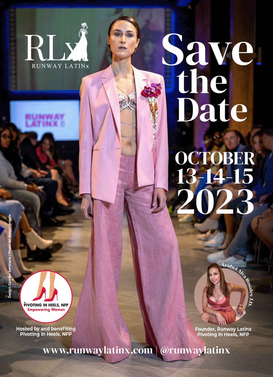 Exciting news! Don't miss out on any updates about this incredible event! Follow us on IG at @runwaylatinx for all the latest details and behind-the-scenes exclusives. Join us as we celebrate fashion, creativity, and the vibrant spirit of RLx.