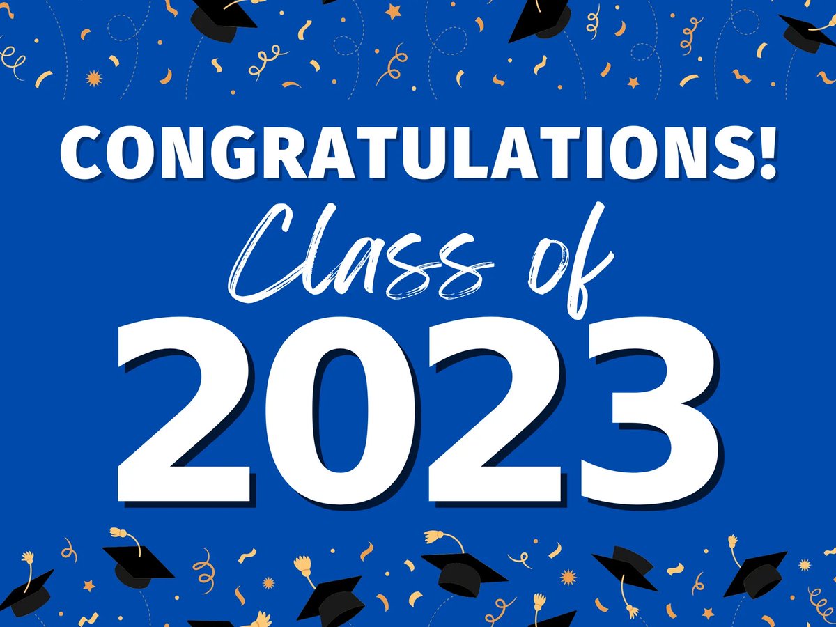 Congratulations to the class of 2023!! I wish you all the best and hope for your success! 🎓#WestHaven