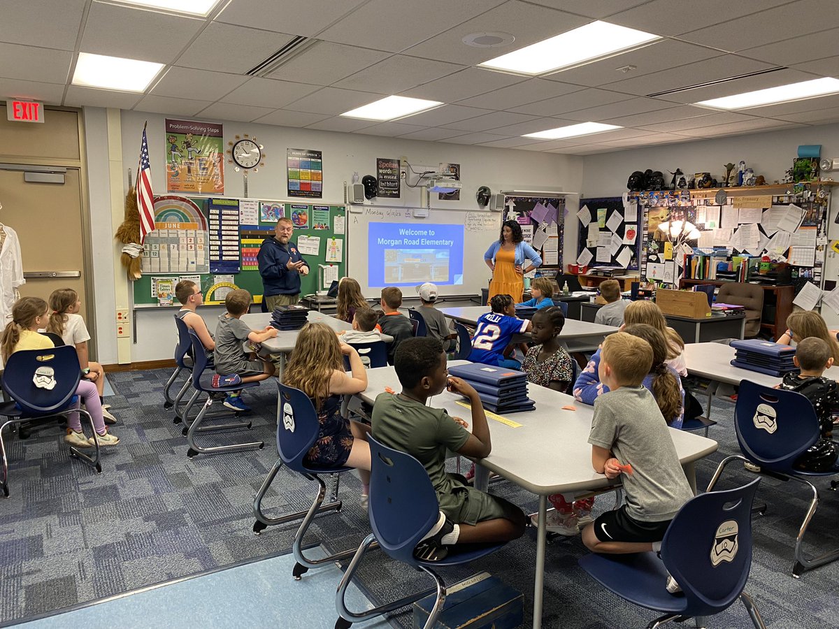 PrincipalKorzyp's tweet photo. Thank you MRE for a fabulous day! We had a great time meeting next years teachers and learning about what to expect in 3rd grade #eefamily #MRErocks https://t.co/9MjbMdtEXE