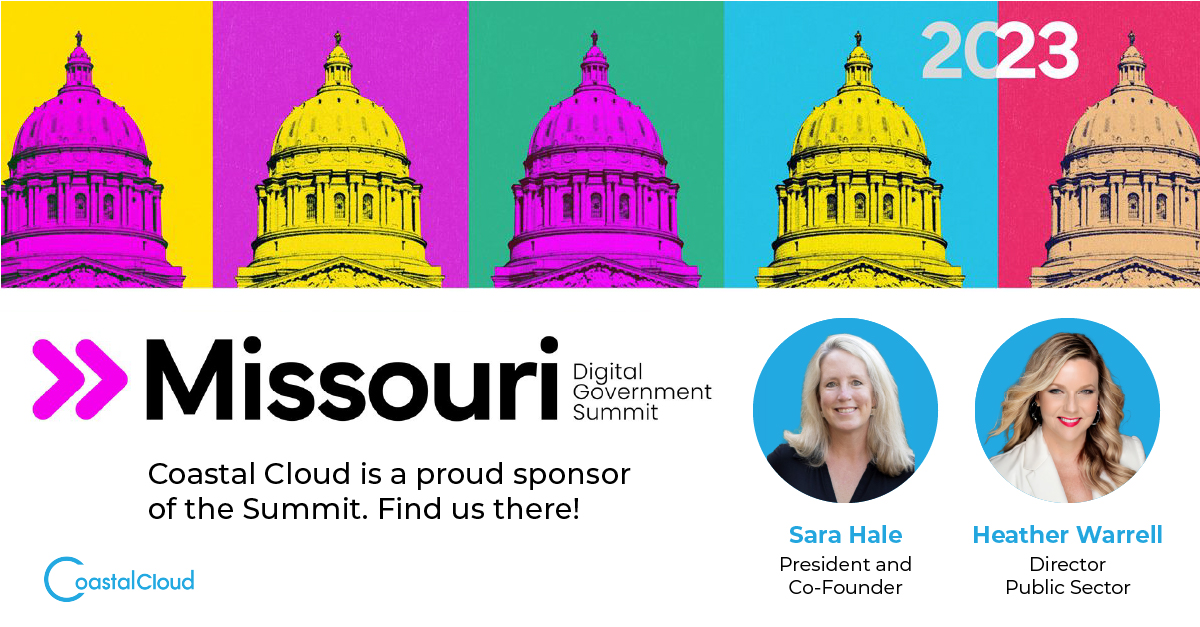 Coastal (@coastalcloud_us) on Twitter photo Coastal Cloud is a proud sponsor of the Missouri Digital Government Summit. Find our President Sara Hale, and our Director of Public Sector <a href="/heatherwarrell/">Heather Warrell</a> there this Wednesday. Learn how we create and implement innovative solutions with #Salesforce. go.coastalcloud.us/mo-digital-gov… Coastal Cloud is a proud sponsor of the Missouri Digital Government Summit. Find our President Sara Hale, and our Director of Public Sector <a href="/heatherwarrell/">Heather Warrell</a> there this Wednesday. Learn how we create and implement innovative solutions with #Salesforce. go.coastalcloud.us/mo-digital-gov…