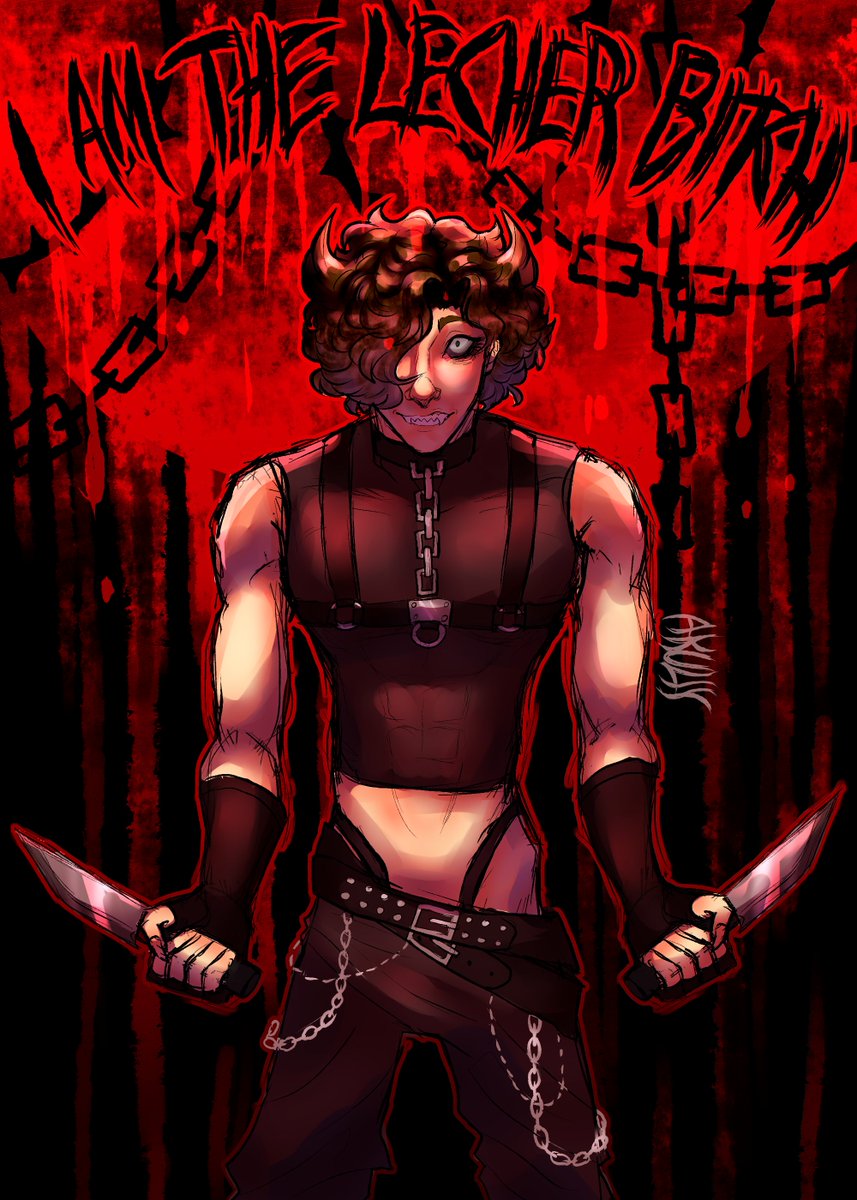 GRAAAARGHH!!! this is a thing i made for my server on discord !! this is a DTIYS!!! if u wanna participate then join my discord server !!!
#art #oc #ocs #digitalart #artwork #horrorart #digitalartist #artist #artistoftwitter #edgyart #edgy #dtiys