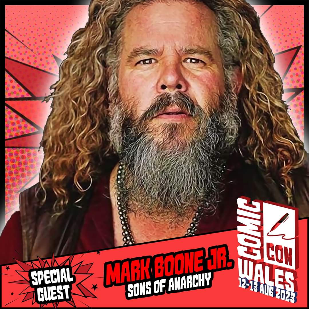 comconwales's tweet photo. The awesome #MarkBooneJr will be with us in #NEWPORT for #ComicConWales
Secure your tickets here -
https://t.co/KyNG4RnYy7
#ComicCon #WalesComicCon #SOA #sonsofanarchy #wales https://t.co/jOFOLNhiXy