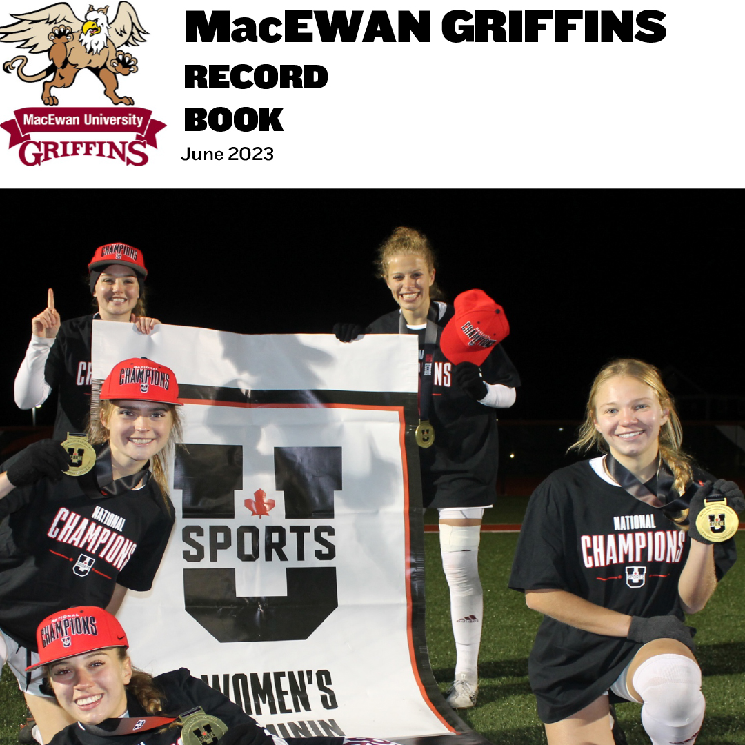 📢RECORD BOOK
One more for you to wrap up #RecordBookSZN2023 - a 131-page account of the champions, medalists, award winners and more in the 49-year history of the @MacEwanU Athletics department.
#GriffNation

DOWNLOAD/VIEW HERE👇
d2o2figo6ddd0g.cloudfront.net/w/3/g90jm8j8lv…