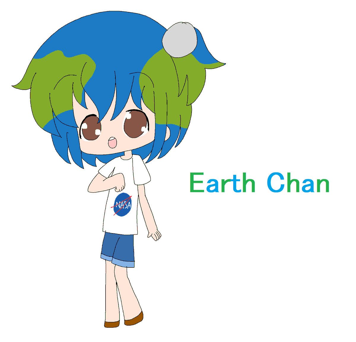 Earth Chan! :D

#Earthchan #chibiart