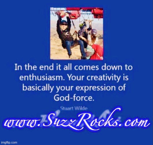 iamsyn3rgy's tweet photo. In the end, it all comes down to #enthusiasm for life. Your #creativity is basically your #expression of your God-force #connection #StuartWilde https://t.co/y5Gx93HUNi