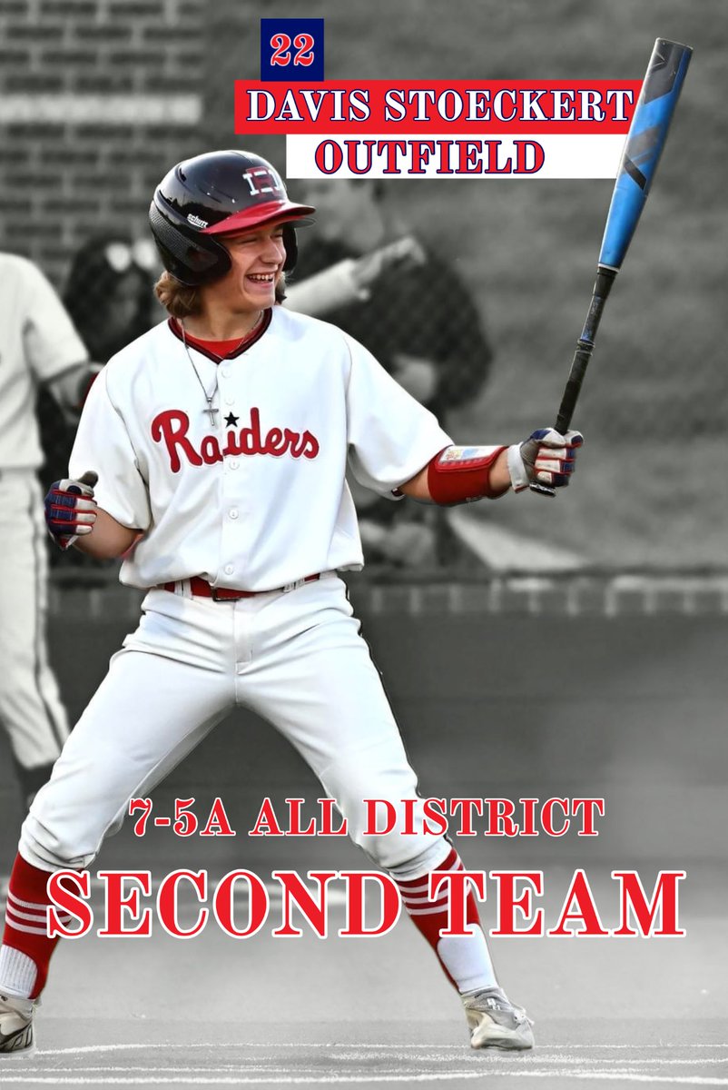 Congratulations to our Second Team All District Outfielder <a href="/Davis_S24/">Davis Stoeckert</a>
