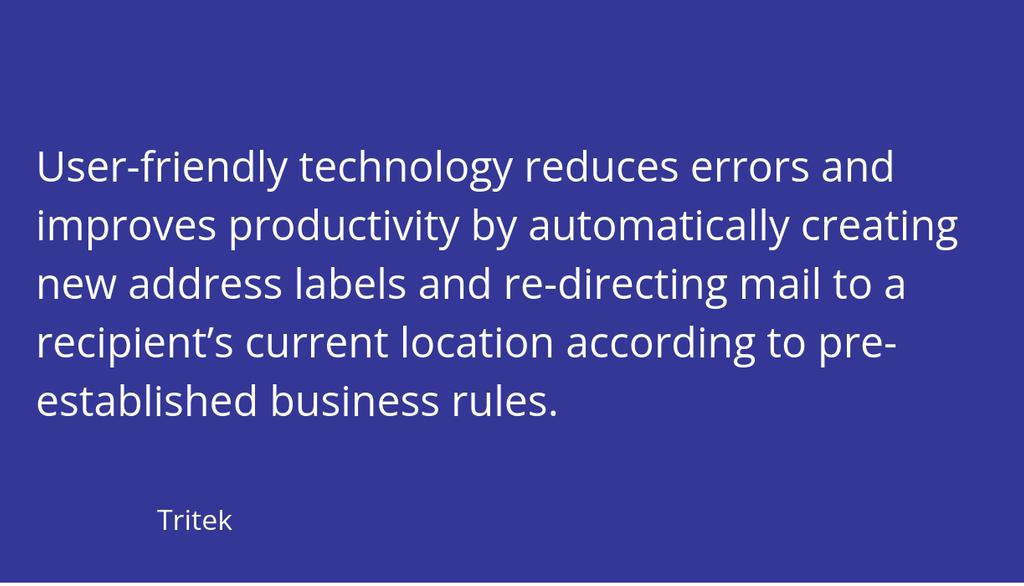 Tritektech's tweet image. "Rules governing the disposition of specific documents may make physically re-routing certain mailpieces the only choice open to some organizations." lttr.ai/ACyAt

#WorkFromHome #MailSorting #Mail