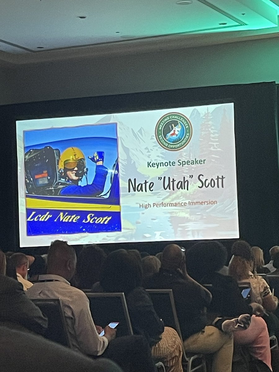 Listened to an incredible keynote by Blue Angel, Nate “Utah” Scott at #clasconv23! Thank you for this opportunity, @clasleaders ! #nassp #leadlearner