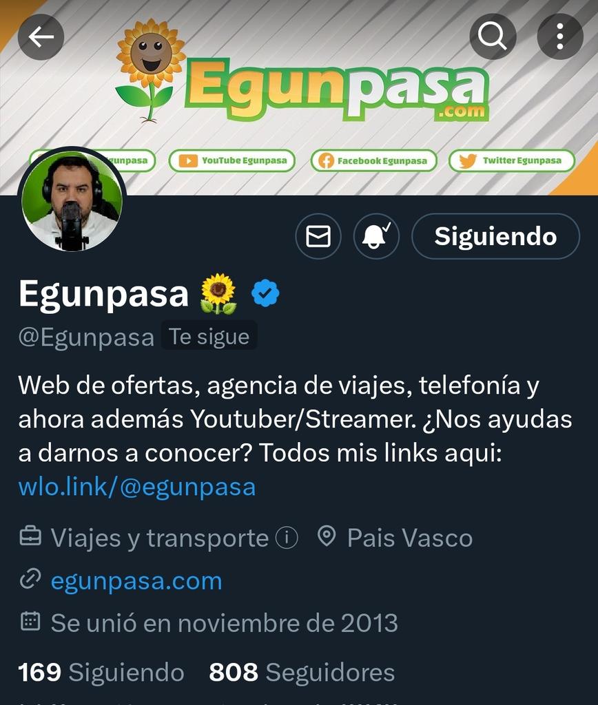 Por favor, a todos mis seguidores: os pido dar apoyo y seguir a <a href="/Egunpasa/">Egunpasa 🌻</a>, pues él desenmascara a Dalas con pruebas contundentes y se informa muy bien. Hay que convertirle en un creador grande. Ha destapado lo mal que funciona Stardeos y tiene información sobre el caso Olivita.