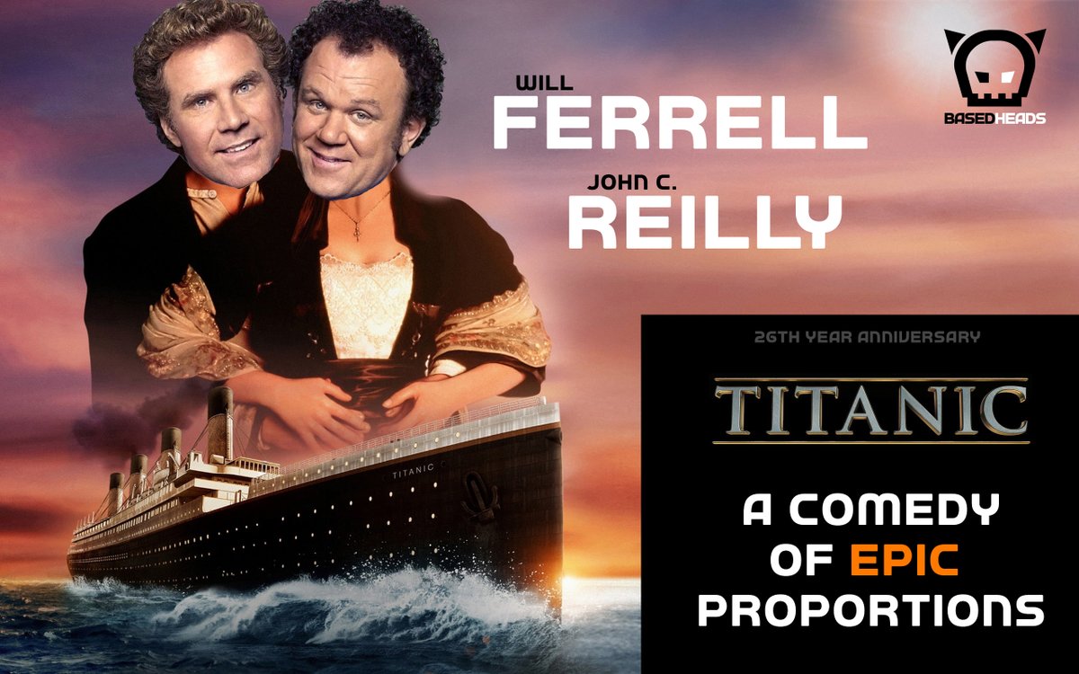 First it was #WillFerrell. Then it was #JohnCReilly. Now they have combined forces and remake the classic - Titanic: The Unsinkable Comedy
#basedAF #Basedheads @we_are_BasedAF @MrBeast & @mreflow 

youtube.com/watch?v=93MDn8…