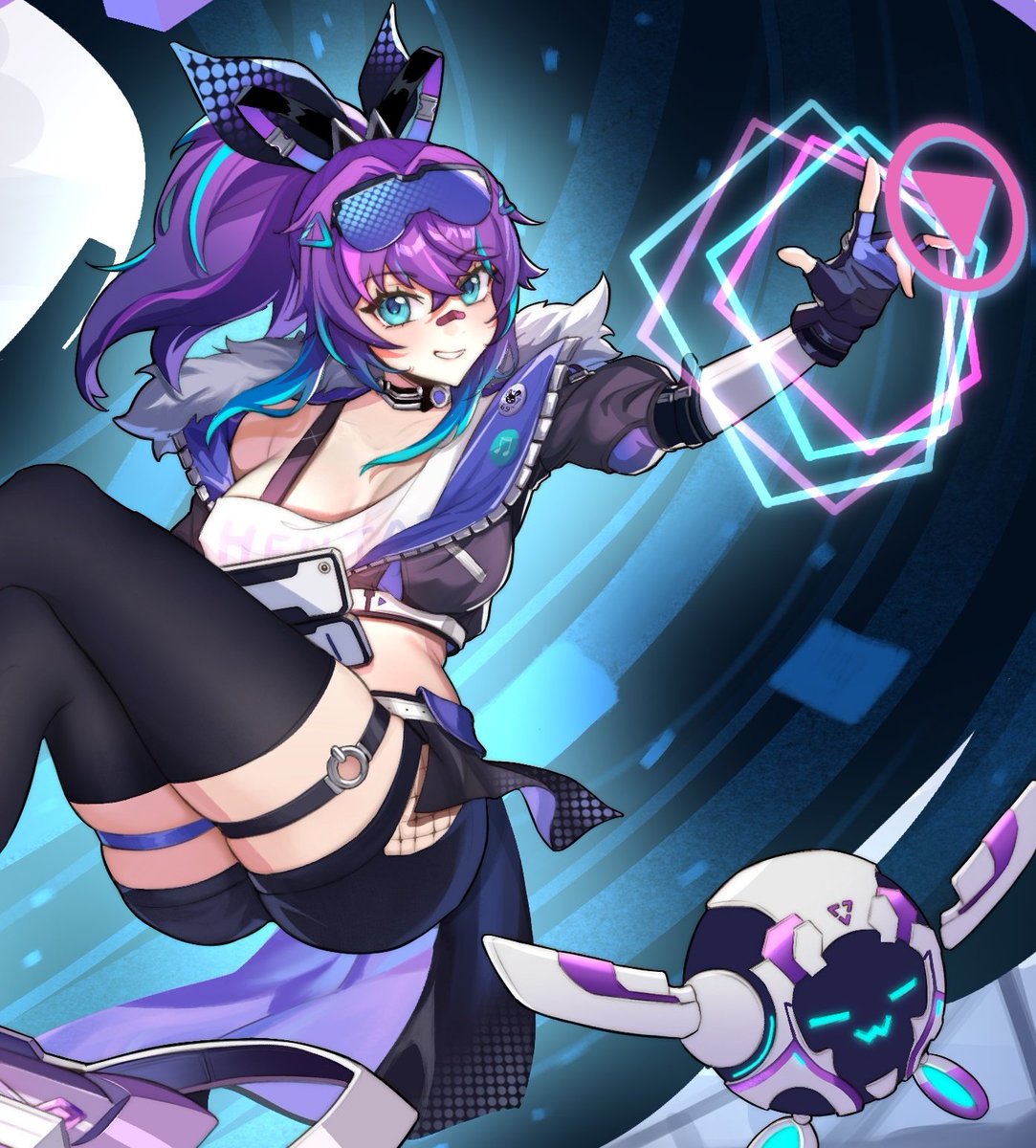 ProjektMelody's tweet image. More gaming tonight, lads?! My waifu lust is stronger than my jetlag. XD 

6 pm CT @ twitch.tv/projektmelody

(art: @slewpie; comm: @gameaddict69)