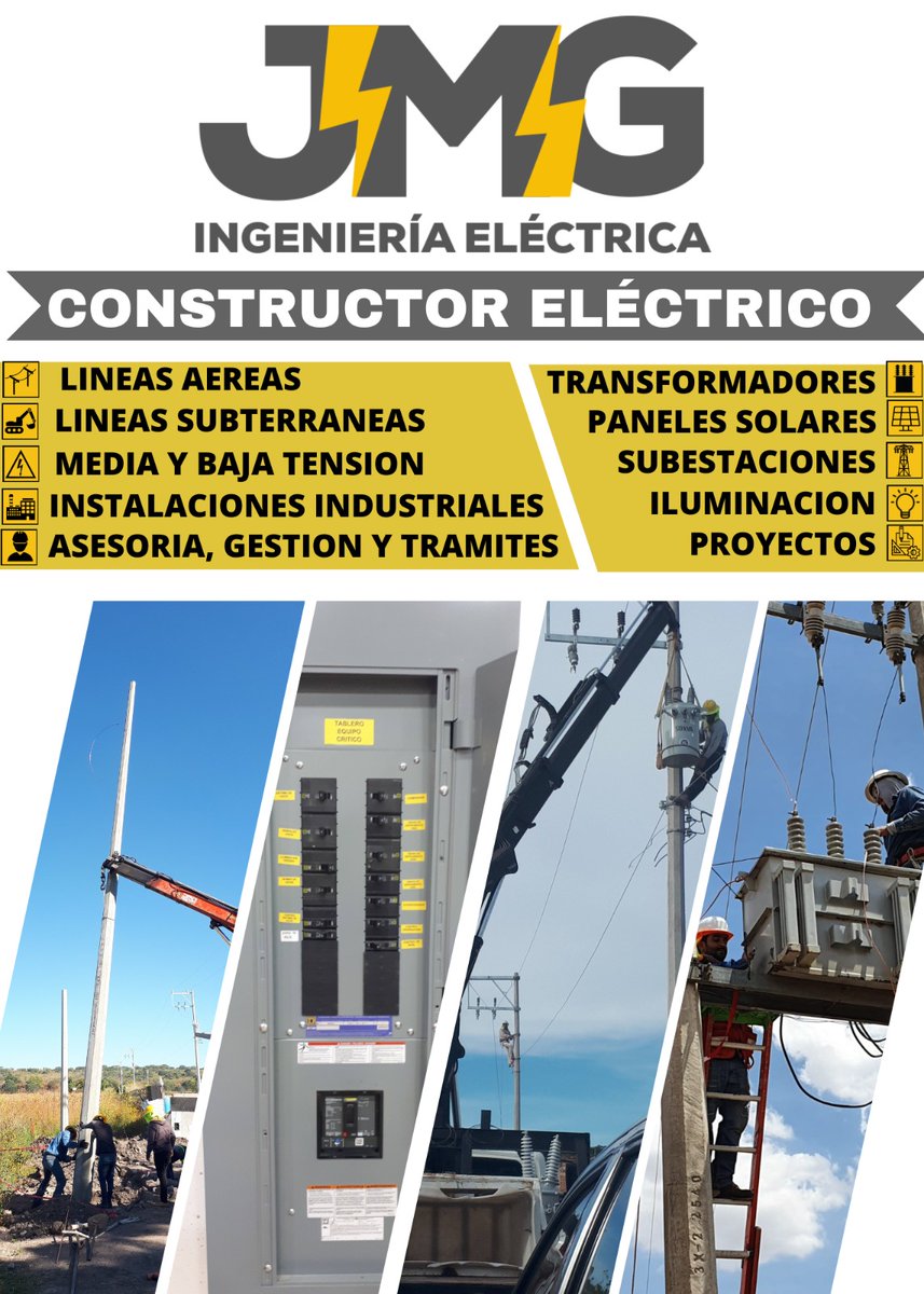 jmgingenieria's tweet photo. Los servicios que ofrecemos, si tienes algún requerimiento estamos a tus ordene

📲 3320180047
📨 contacto.jmgingenieria@gmail.com

Cotizaciones sin compromiso

#constructor_electrico #constructora #contratistas #contratistacfe #Electrico #electricojalisco #construccionelectrica https://t.co/kaHQJwGzpM