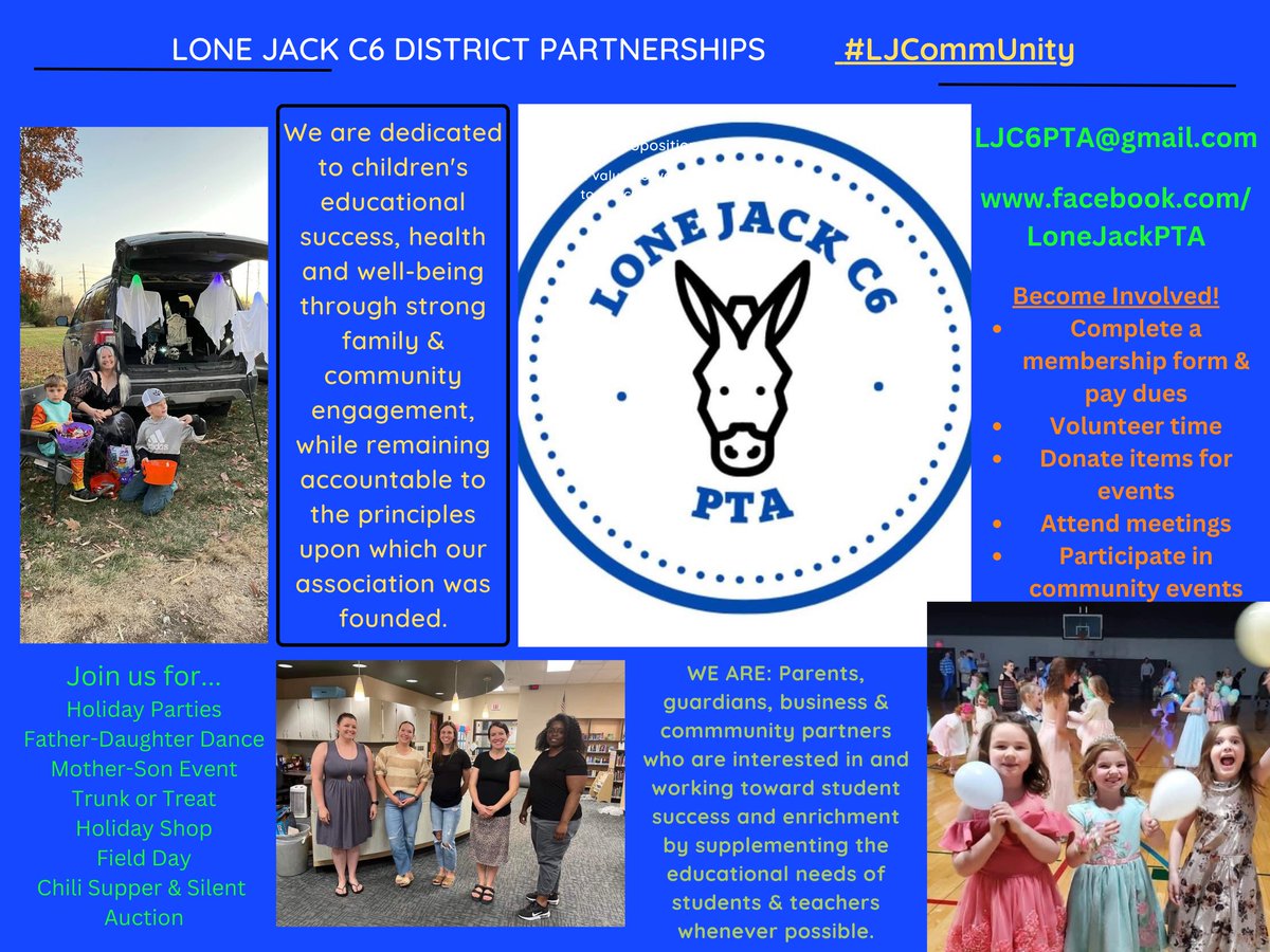 LJC6Butler's tweet photo. #LJCommUnity partner LJ PTA sponsors many events promoting family involvement &amp; district support.  With a focus on supporting teachers, so they can support our children, LJ PTA offers many options to volunteer or donate.  THANK YOU LJPTA for both the connection, and the FUN! https://t.co/fSrr041w3L