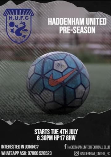 ⚽️ Pre-season training information ⚽️