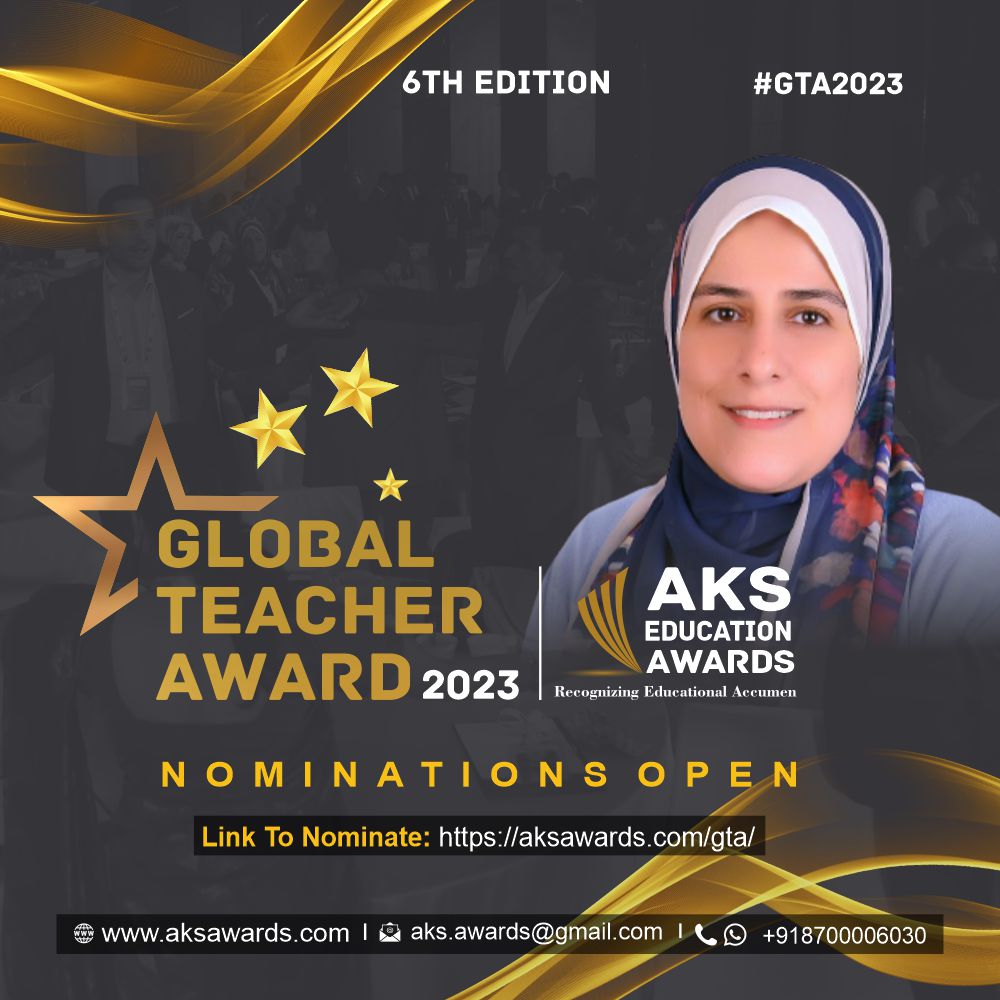 We are thrilled to announce that the nominations for the 6th Edition of the Global Teacher Award are now open. Join the prestigious league of exceptional educators from around the world. Don't miss this opportunity. Link to Nominate: aksawards.com/gta/