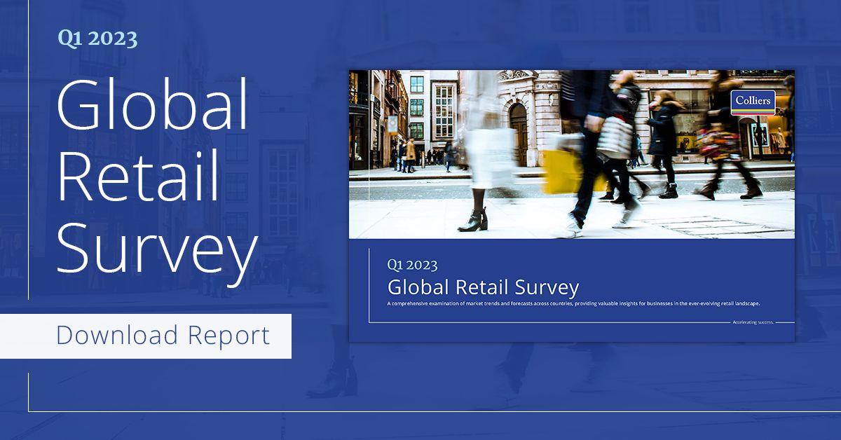 Colliers' Q1 2023 Global Retail Survey results are in! 🌐 This report delivers a comprehensive examination of market trends and global forecasts, providing valuable insights for businesses in the ever-evolving retail landscape. 

Read now: ow.ly/CveR50OMk2l